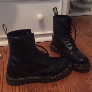 Dr. Martens 1460 Smooth Leather Lace Up Boots